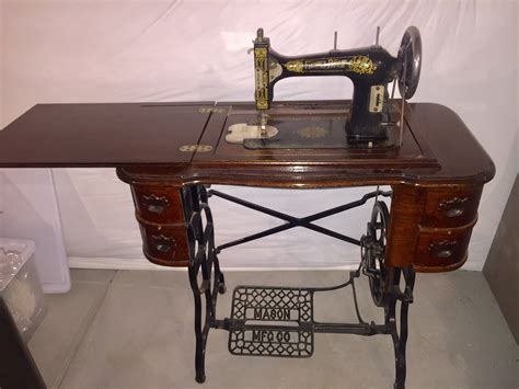 rarewares    vintage treadle sewing machine   estimated