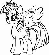 Pony Little Twilight Sparkle Coloring Pages Fluttershy Colouring Hey Fun Kids sketch template