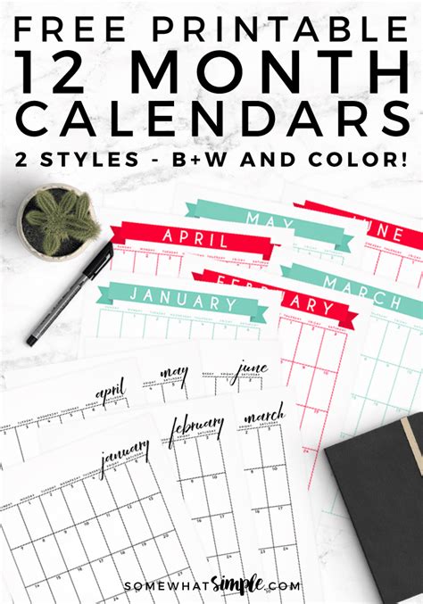 printable calendar  calendar template