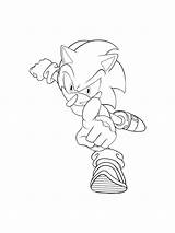 Sonic Coloring Pages Super Boys Color Printable Recommended sketch template