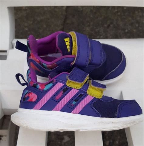 adidas hyperfast  cf eco ortholite purple trainers kids size  uk eu  ebay purple