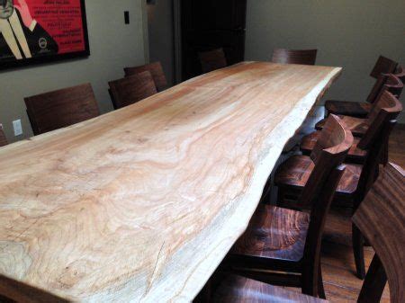 edge wood slabs blacks farmwood dining tables