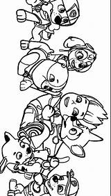 Paw Patrol Coloring Pages Printable Colouring Sheets Kids Birthday Color Easter Skye Everest Clipart Cartoon Party Pet Boy Easy Books sketch template