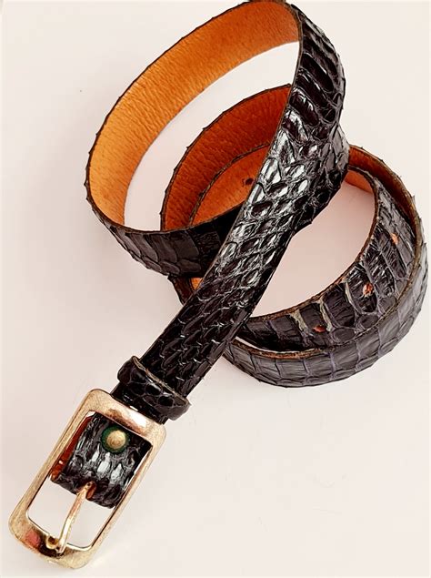 womens belt   snakeskin etsy uk