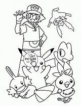 Pikachu Coloring Pokemon Friends Pages Wuppsy Printables Characters Kids 保存 記事 sketch template