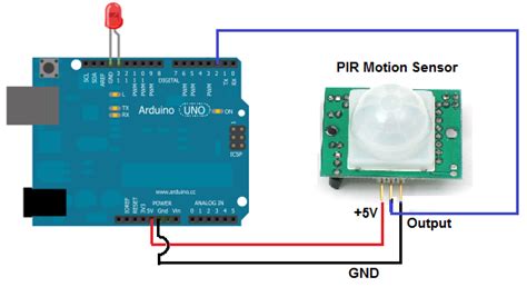 build  motion sensor light circuit   arduino