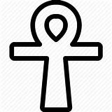 Ankh Egyptian Icon Drawing Culture Crux Egypt Ansata Cross Religion Life Getdrawings Iconfinder sketch template
