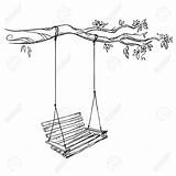 Swing Tree Vector Drawing Illustration Sketch Getdrawings sketch template