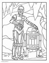 Coloring Adult R2 D2 Wars Star Book sketch template