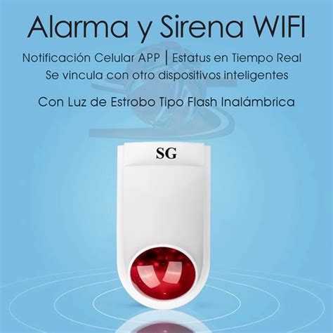 alarma sirena wifi tuya smart seguridad casa alerta celular 1 525