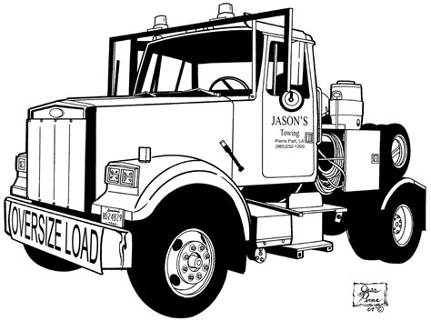 tow truck coloring pages  print tow trucks coloring pages nifahoska