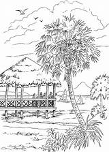 Doverpublications Seashore sketch template