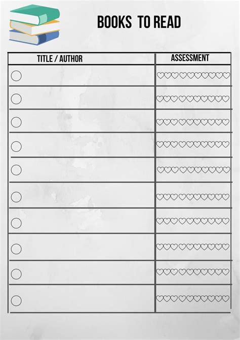 book tracker printable printable word searches