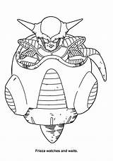 Dragon Ball Coloring Pages Frieza Coloring4free Printable Waits Watches Getcolorings Color sketch template