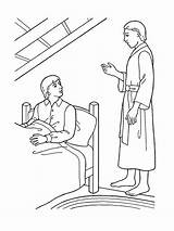 Lds Moroni Revelation Kneeling Appearing Mormon sketch template
