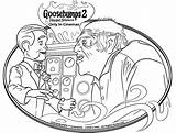 Goosebumps Coloring Pages Slappy Sheets Kids Color Chilling Movie Halloween Colouring Monsters Printable Dummy Classic Crafts Party Books Monster Movies sketch template