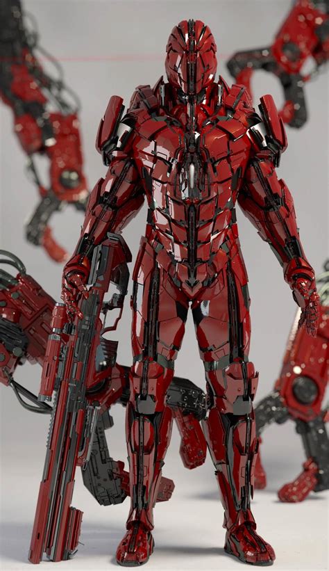 armor concept sci fi armor robots concept