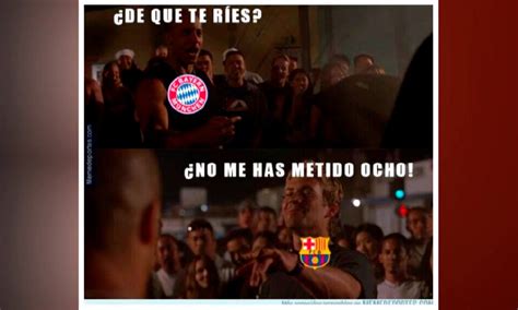 Goleada Del Bayern Munich Al Barcelona Generaron Divertidos Memes Atv