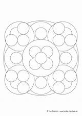 Kreise Kreis Mandalas sketch template