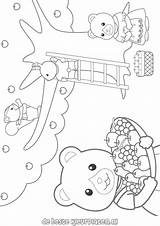 Sylvanian Coloring Families Pages Calico Critters Printable Colouring Family Critter Kids Color Sheets Easter Drawings Cute Visit Crafty Book Activities sketch template
