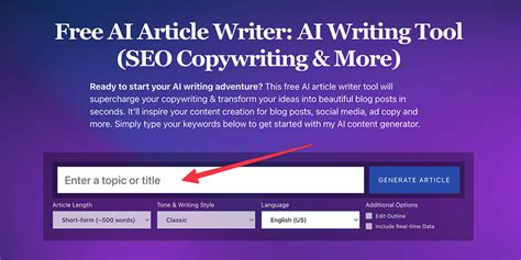 ai article writer ai writer tool seo copywriting blogs