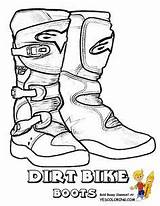 Coloring Pages Dirt Bike Helmet Boots Kids Motocross Rider Color Rough Drawing Colouring Getcolorings Motorcycle Sheets Printable Draw Choose Board sketch template