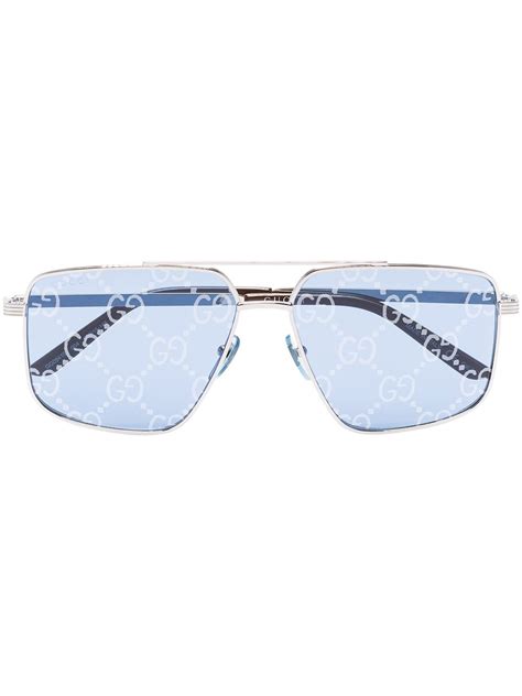 Gucci Eyewear Gg Lens Square Frame Sunglasses Farfetch