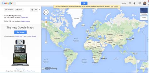 switch  google  map  google  map classic