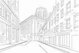 City Sketch Outline Vector Premium sketch template