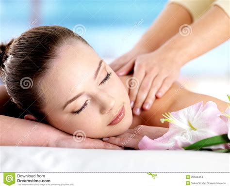 Woman Having Body Massage Stock Images Image 23568414