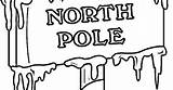 Pole Coloring sketch template