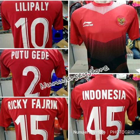 lining indonesia jersey jersey terlengkap