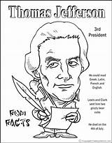 Coloring Thomas Jefferson Pages Sacagawea Presidents President Facts Edison Printable George Kids Clipart Bush Color Studies Social History Activities Clark sketch template