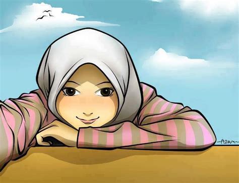 kumpulan gambar kartun akhwat wanita muslimah cantik holidays oo