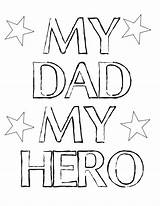 Coloring Pages Father Printable Fathers Birthday Printables sketch template