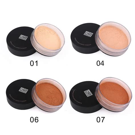 pcs mn menow brand smooth loose powder makeup transparent finishing powder waterproof oil