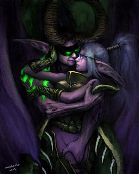 love of ten thousand years illidan and maiev by