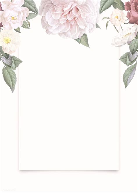 elegant flower border wallpaper hd wallpaper