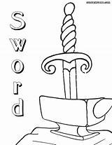 Coloring Anvil Sword Designlooter Pages sketch template