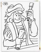 Columbus Christopher Coloring Pages Printable Color Getcolorings Print Kids sketch template