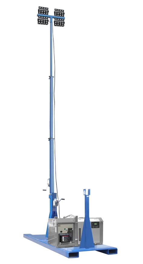 larson electronics llc releases    watt skid mount led light tower