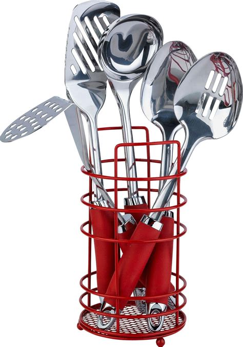 review  colourmatch stainless steel  pc kitchen utensils set