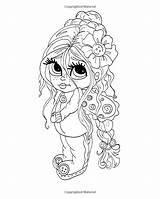 Coloring Pages Big Eyed Sims Girls Dibujos Para Colorear Lacy Sunshine Sherri Baldy Dibujo Book Whimsical Sellos Digitales Besties Stamps sketch template