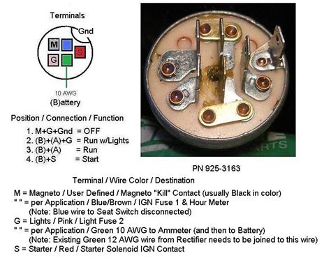 indak  position ignition switch wiring diagram natureal