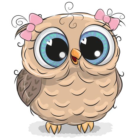 cute cartoon owl vectors design