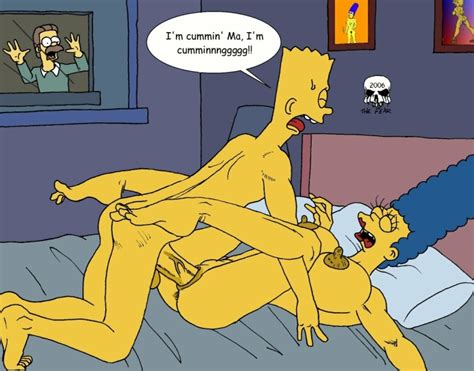 pic135143 bart simpson marge simpson ned flanders the fear the simpsons simpsons