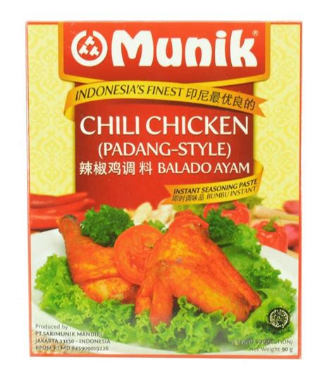 bumbu balado ayam chili chicken padang style 90 gr by munik