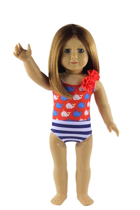 Christmas Xas T 18 Inch American Girl Doll Swimsuit Clothes Dress