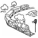 Railroad Uphill sketch template