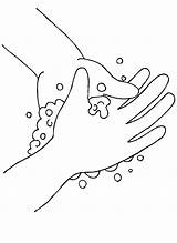 Washing Hands Hand Coloring Wash Pages Drawing Preschoolers Kids Handwashing Learn Color Clean Colouring Soap Draw Printable Bestcoloringpagesforkids Getdrawings Print sketch template